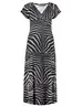Geisha Dress long AOP 37054-60 JANE