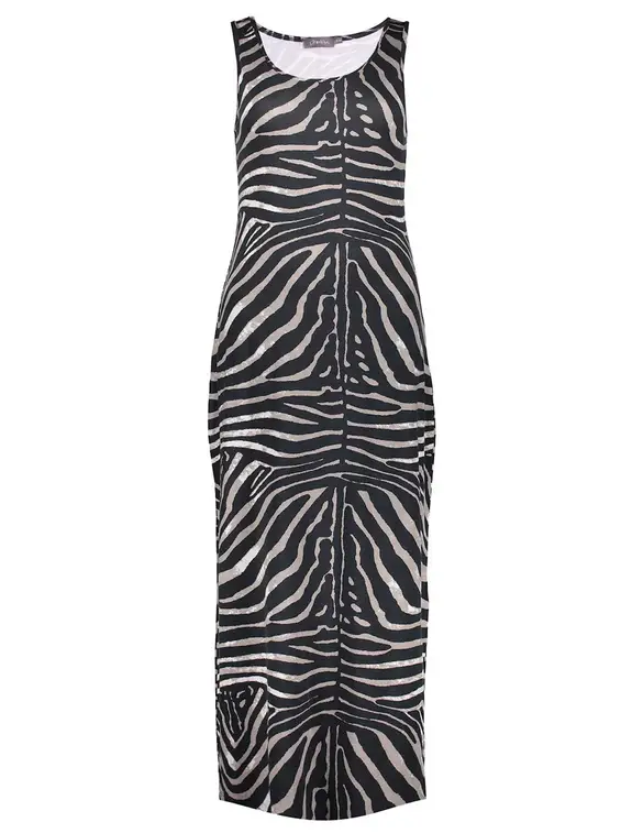 Geisha Dress long AOP 37057-60 RIVER