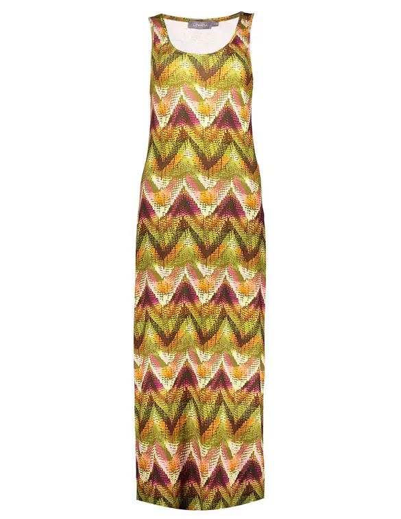 Geisha Dress long AOP 37057-60 RIVER