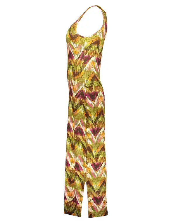 Geisha Dress long AOP 37057-60 RIVER