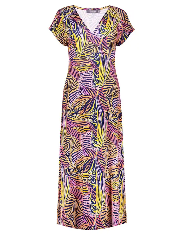 Geisha Dress long AOP 37194-60 JANE.