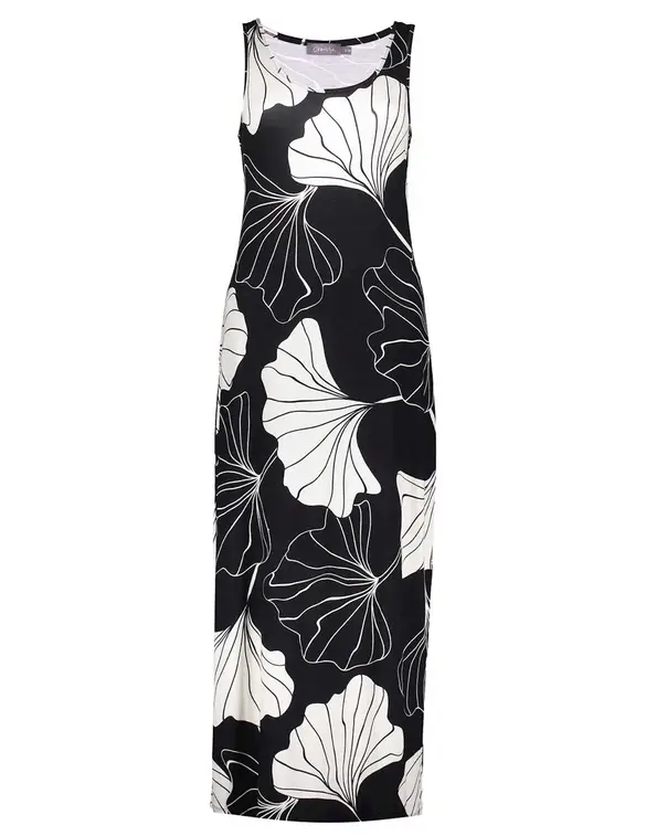 Geisha Dress long AOP 37379-60 RIVER