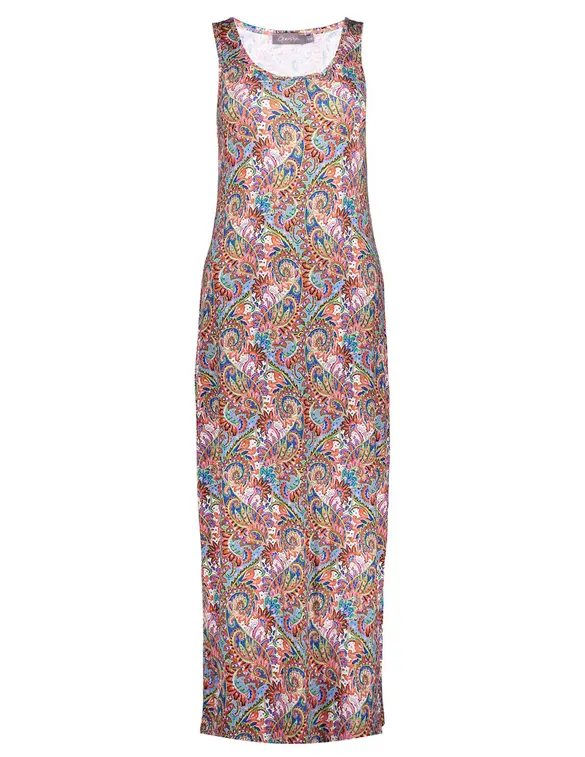 Geisha Dress long AOP 37379-60 RIVER