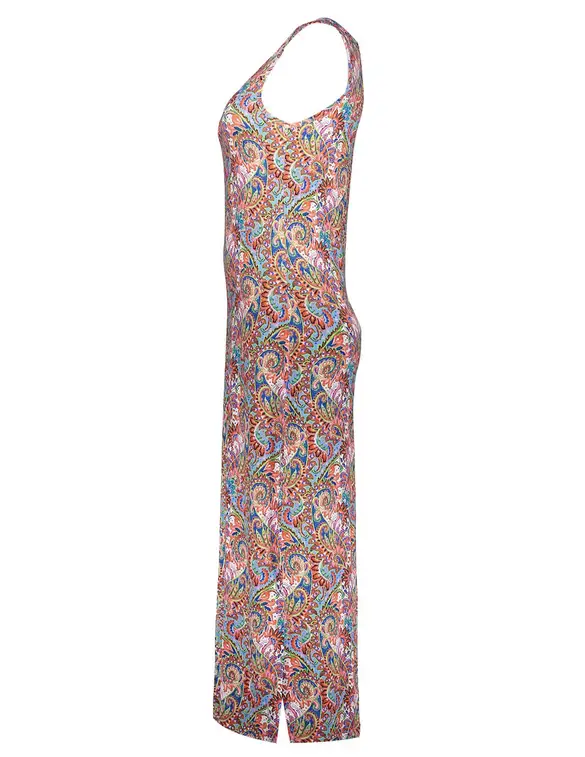 Geisha Dress long AOP 37379-60 RIVER
