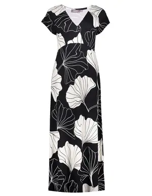Geisha Dress long AOP 37382-60 JANE