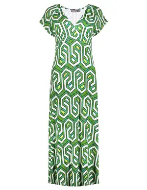 Geisha Dress long AOP 37382-60 JANE