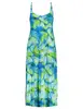 Geisha Dress long spaghetti AOP 37058-60 NOELLE