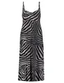 Geisha Dress long spaghetti AOP 37058-60 NOELLE
