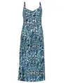 Geisha Dress long spaghetti AOP 37197-60 NOELLE.