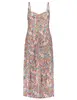 Geisha Dress long spaghetti AOP 37378-60 NOELLE