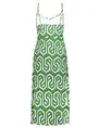 Geisha Dress long spaghetti AOP 37378-60 NOELLE