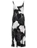 Geisha Dress long spaghetti AOP 37378-60 NOELLE