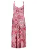 Geisha Dress long spaghetti AOP 37378-60 NOELLE