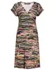 Geisha Dress short sleeves AOP 37056-60 JUNE