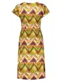 Geisha Dress short sleeves AOP 37056-60 JUNE