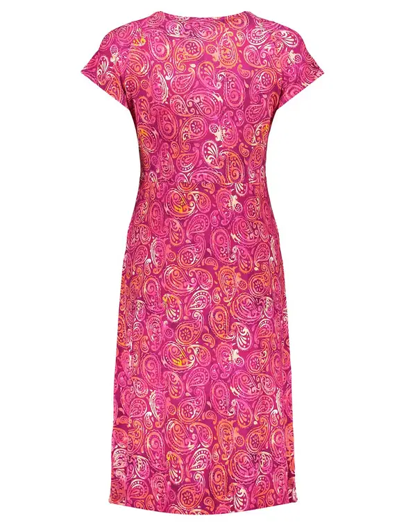 Geisha Dress short sleeves AOP 37056-60 JUNE