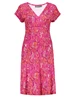 Geisha Dress short sleeves AOP 37056-60 JUNE