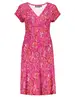 Geisha Dress short sleeves AOP 37056-60 JUNE