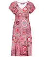 Geisha Dress short sleeves AOP 37384-60 JUNE