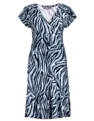 Geisha Dress short sleeves AOP 37384-60 JUNE