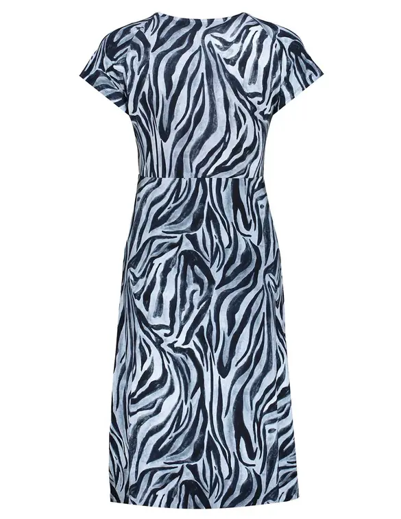 Geisha Dress short sleeves AOP 37384-60 JUNE