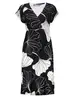 Geisha Dress short sleeves AOP 37384-60 JUNE