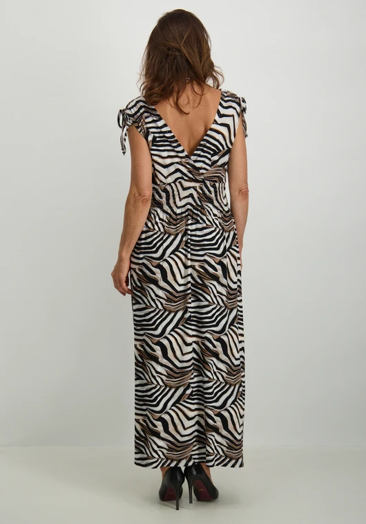 Geisha Dress smock jersey AOP 57367-60 MILA