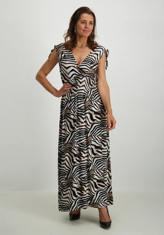 Geisha Dress smock jersey AOP 57367-60 MILA
