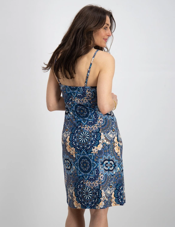 Geisha Dress spaghetti 37377-60 NOA