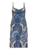 Geisha Dress spaghetti 37377-60 NOA
