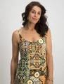 Geisha Dress spaghetti AOP 27320-60 NOA