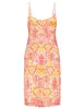 Geisha Dress spaghetti AOP 37059-60 NOA