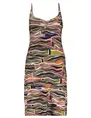 Geisha Dress spaghetti AOP 37059-60 NOA