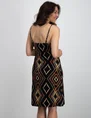 Geisha Dress spaghetti AOP 37059-60 NOA