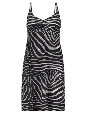 Geisha Dress spaghetti AOP 37059-60 NOA