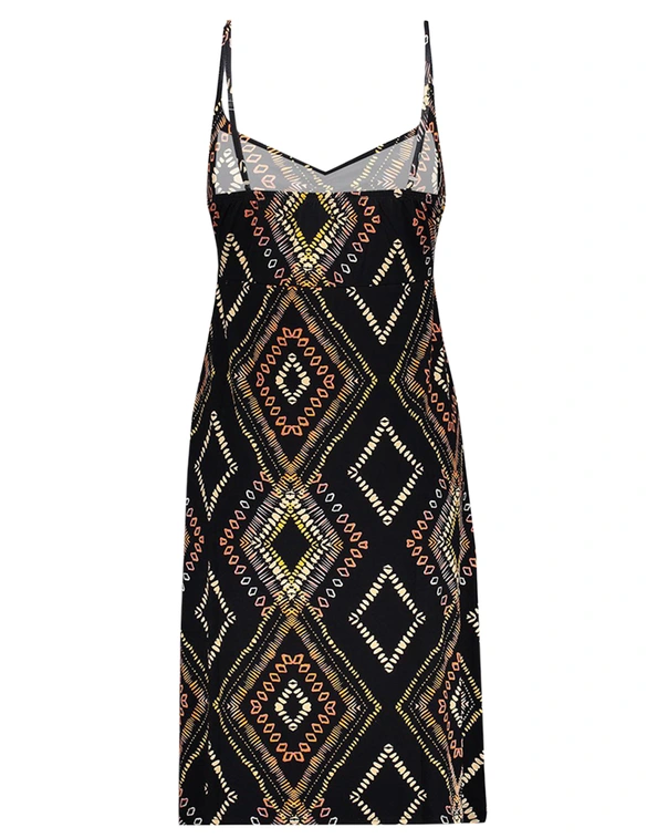 Geisha Dress spaghetti AOP 37059-60 NOA