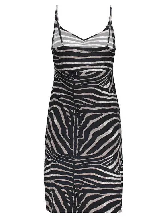 Geisha Dress spaghetti AOP 37059-60 NOA