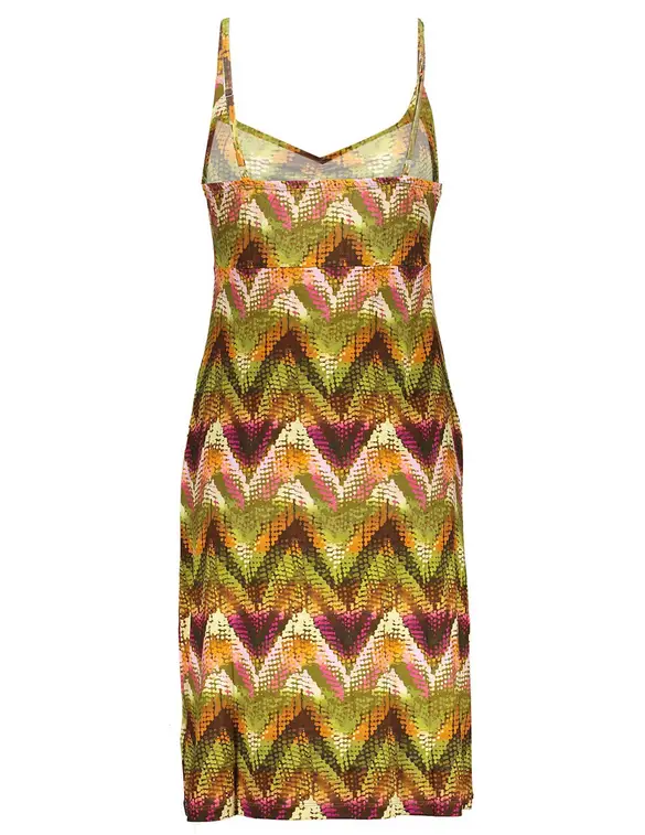 Geisha Dress spaghetti AOP 37059-60 NOA