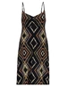 Geisha Dress spaghetti AOP 37059-60 NOA