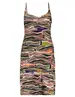 Geisha Dress spaghetti AOP 37059-60 NOA