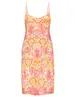 Geisha Dress spaghetti AOP 37059-60 NOA