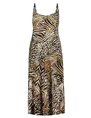 Geisha Dress spaghetti jersey AOP 57360-60 NOA