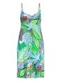 Geisha Dress spaghetti jersey AOP 57360-60 NOA