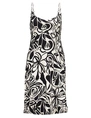 Geisha Dress spaghetti jersey AOP 57360-60 NOA