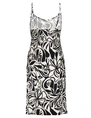 Geisha Dress spaghetti jersey AOP 57360-60 NOA