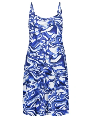 Geisha Dress spaghetti jersey AOP 57360-60 NOA