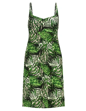 Geisha Dress spaghetti jersey AOP 57360-60 NOA