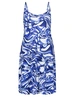 Geisha Dress spaghetti jersey AOP 57360-60 NOA