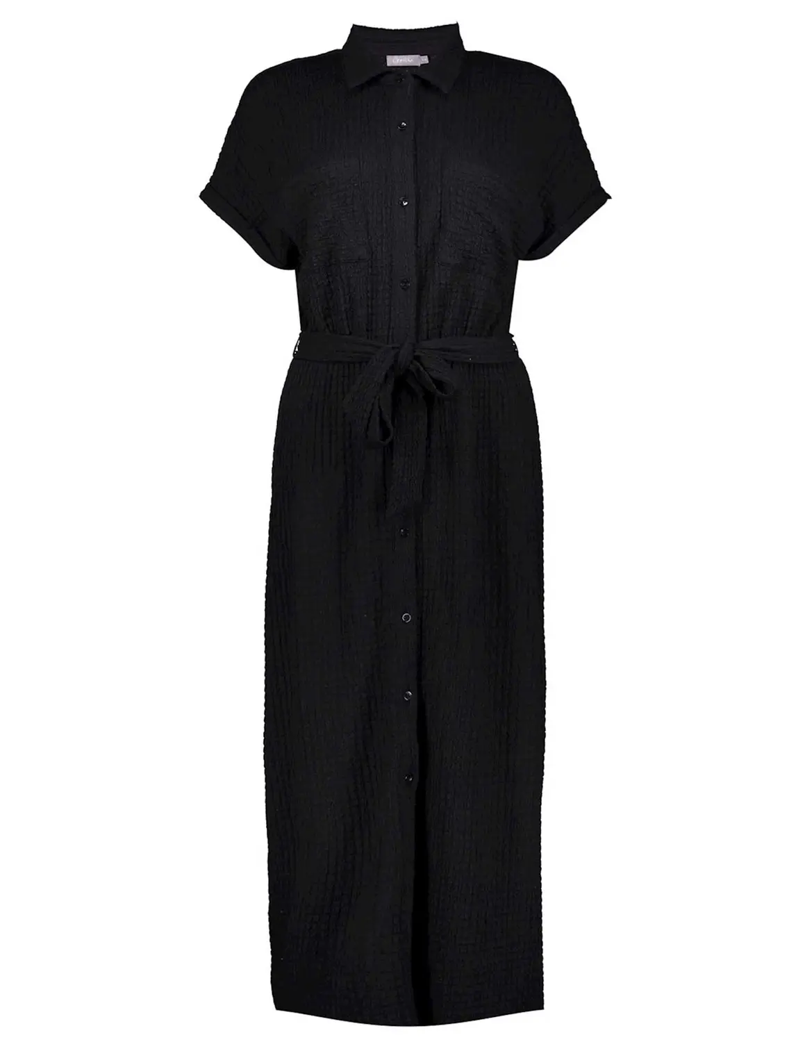 Geisha Dress structure 37430 45 zwart kopen bij The Stone