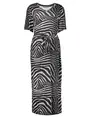 Geisha Dress V-neck AOP 37055-60 FAY